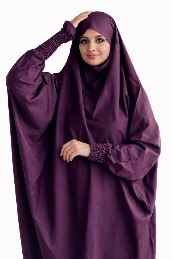 3 Piece Jilbab - Mahagony