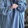 3 Piece Jilbab - Baby Blue Attires For Muslimah