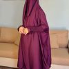 3 Piece Jilbab - Maroon Attires For Muslimah