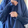 3 Piece Jilbab - Navy Blue Attires For Muslimah