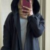 Hoodie Abaya (Black)