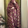 Full Coverage Namaz Chadar with Sleeves + Niqab (Mix Lawn) Attires For Muslimah
