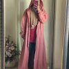 Hoodie Abaya (Salmon peach) Attires For Muslimah